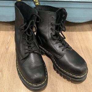 Dr. Martens Audrick 8-Eye Black Boots